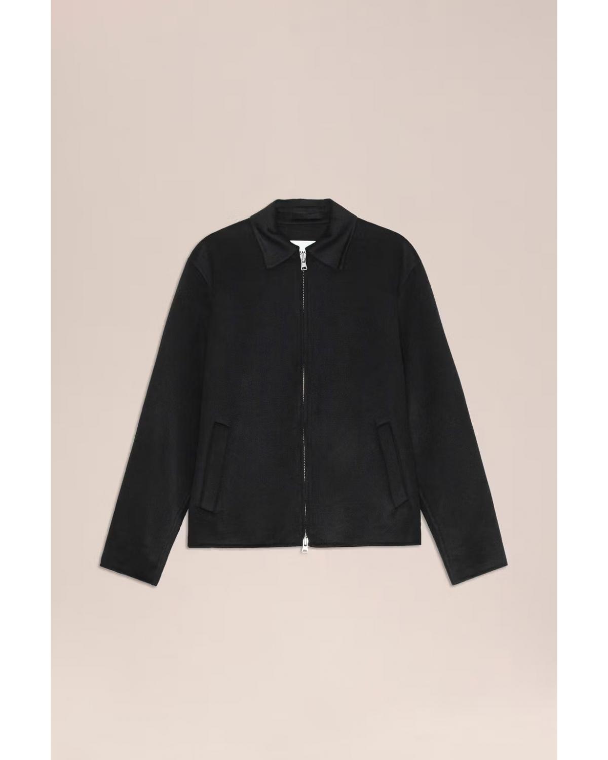 Jacket NN07 Arlo Brushed wool Noir