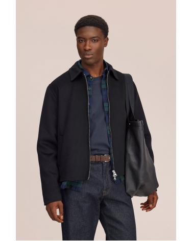 Jacket NN07 Arlo Brushed wool Noir