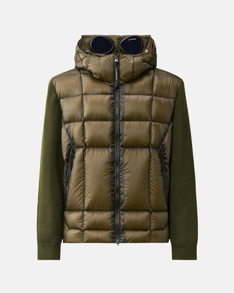BLOUSON C.P.COMPANY MIXED MERINOS 21CMKN052A 683 IVY GREEN KAKI