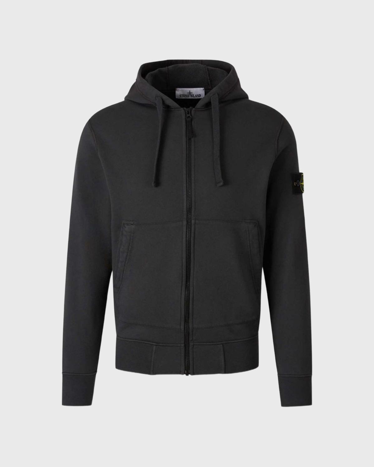 Sweat-shirt zippé STONE ISLAND 6100061 S0051  0062 à capuche GRIS