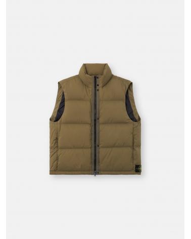 GILET S/MANCHES STONE ISLAND  G100004 S0483 005G MILITARY GREEN KAKI