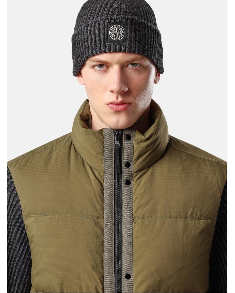 GILET S/MANCHES STONE ISLAND  G100004 S0483 005G MILITARY GREEN KAKI