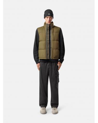 GILET S/MANCHES STONE ISLAND  G100004 S0483 005G MILITARY GREEN KAKI