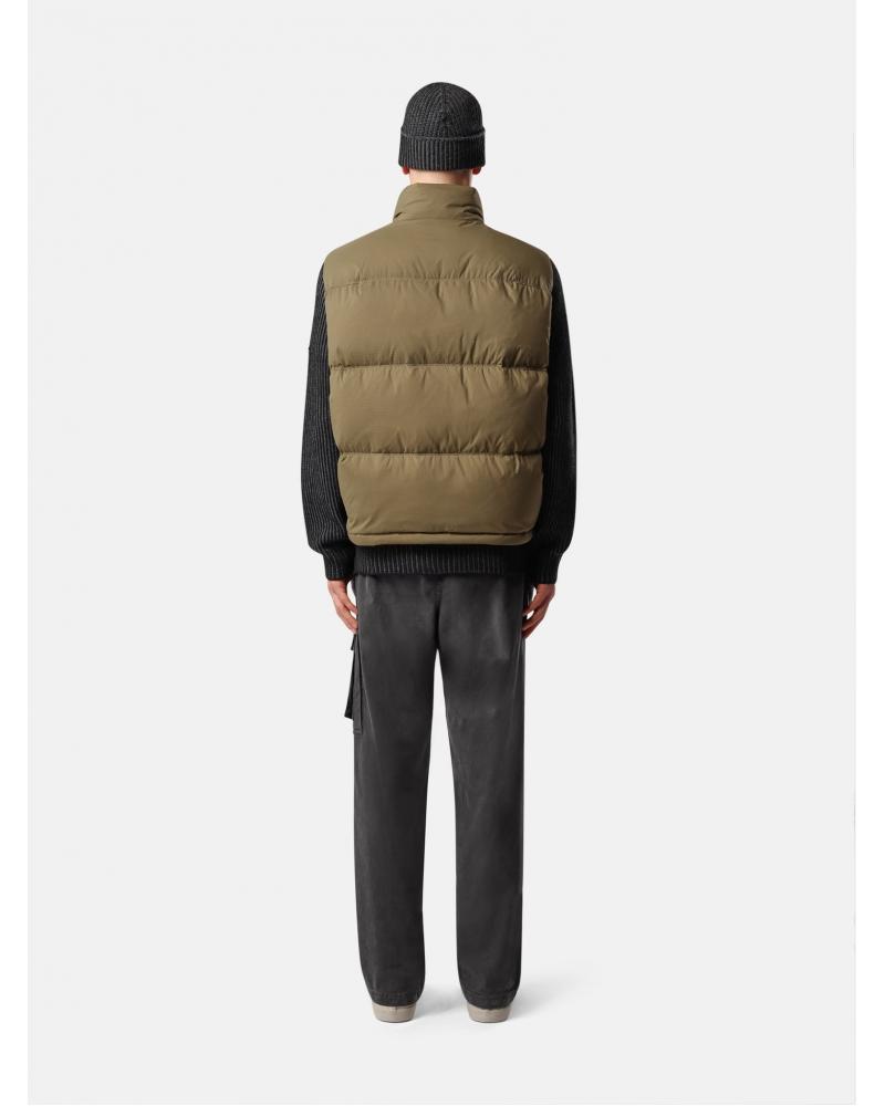 GILET S/MANCHES STONE ISLAND  G100004 S0483 005G MILITARY GREEN KAKI