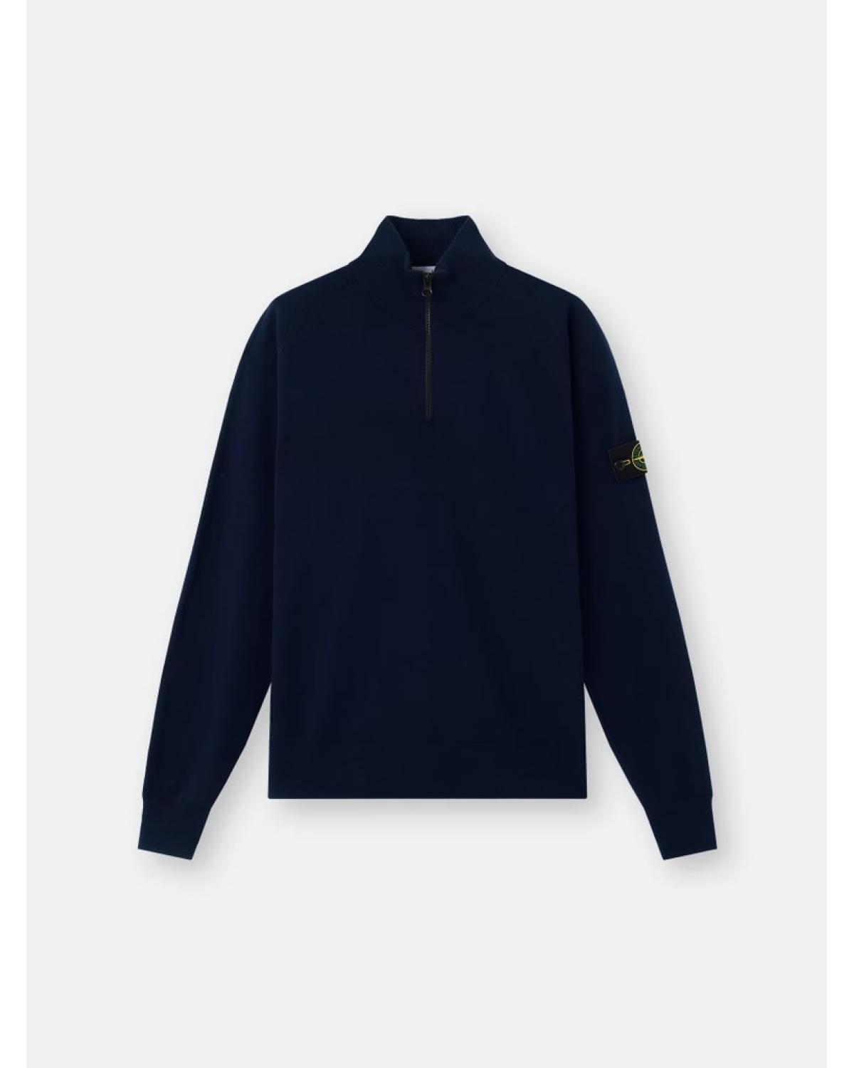 PULL POLO ZIP STONE ISLAND STRETCH RWS WOOL 51000 08  0029