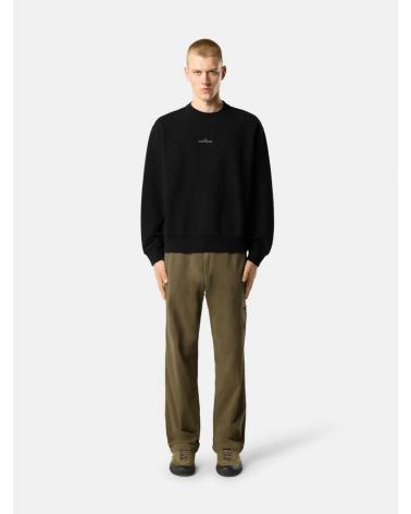 SWEAT STONE ISLAND COL ROND 6100039 S047 0029  NOIR