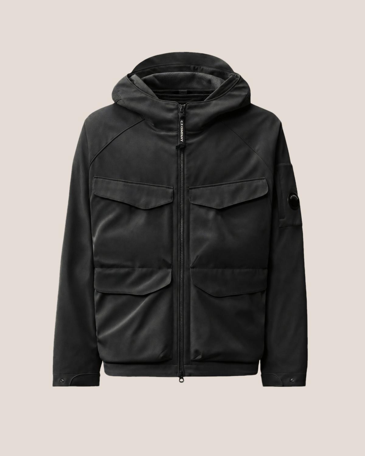 BLOUSON MI LONG  C.P COMPANY.WW04 999 SHELL PADDED HOODED  