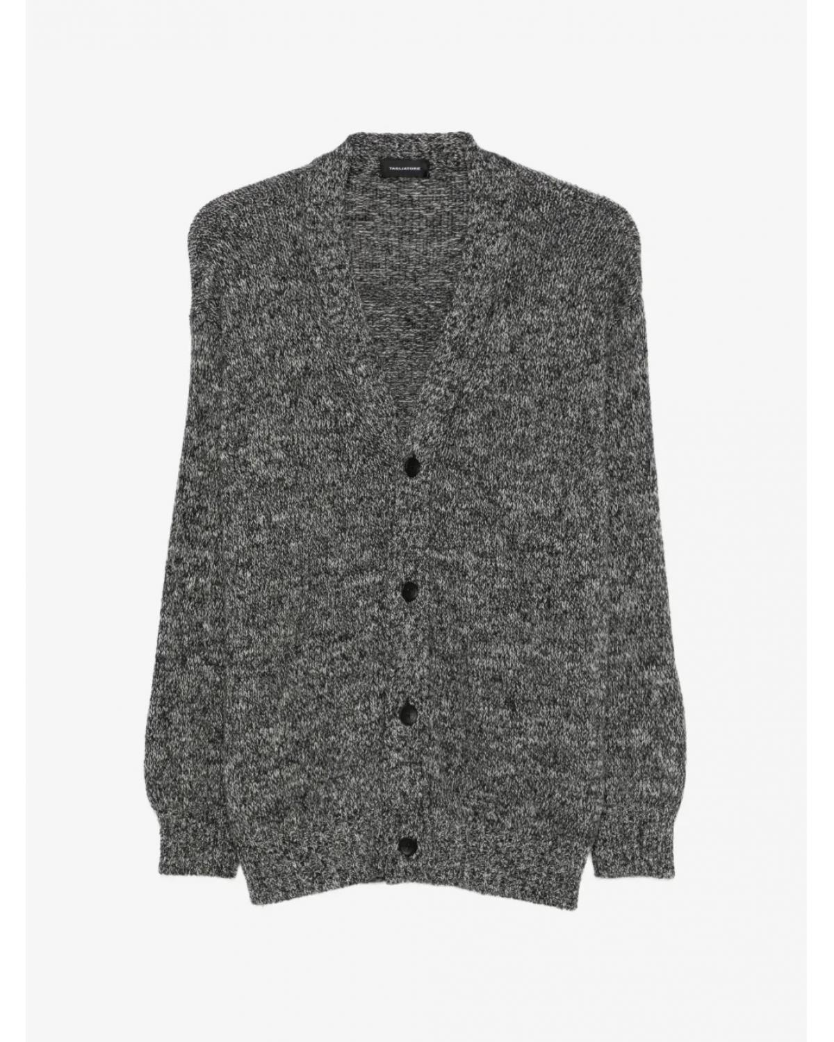 CARDIGAN TAGLIATORE CHINE GRIS