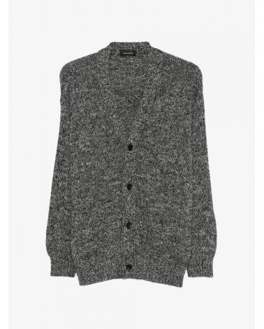 CARDIGAN TAGLIATORE CHINE GRIS