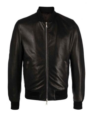 BLOUSON TAGLIATORE CUIR NOIR