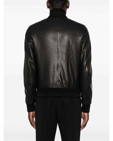 BLOUSON TAGLIATORE CUIR NOIR