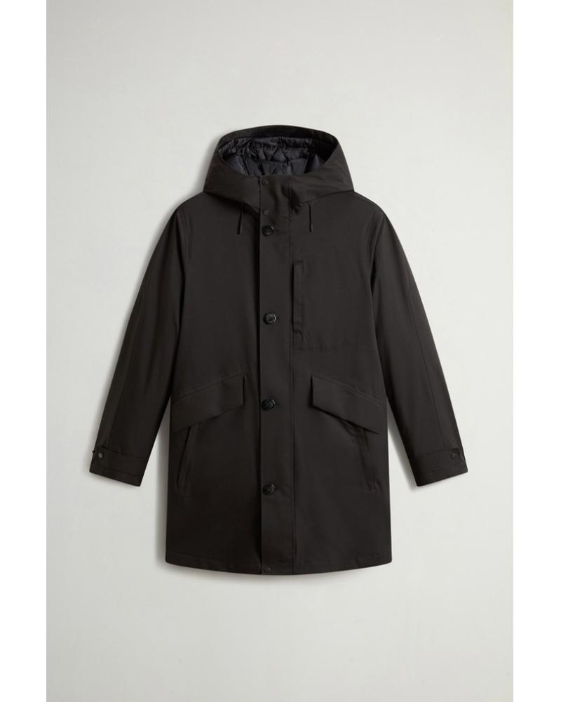 PARKA  WOOLRICH Weaver 3-en-1 avec veste intérieure  réversible NOIR