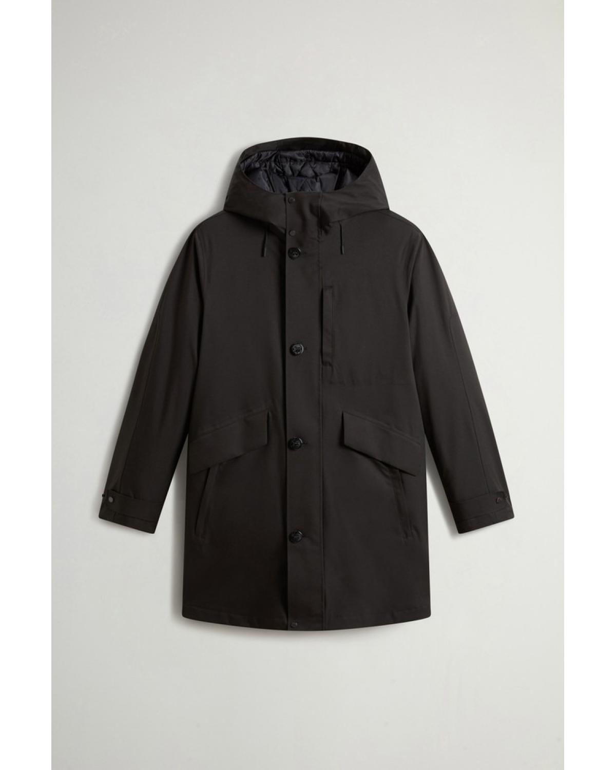 PARKA  WOOLRICH Weaver 3-en-1 avec veste intérieure  réversible NOIR