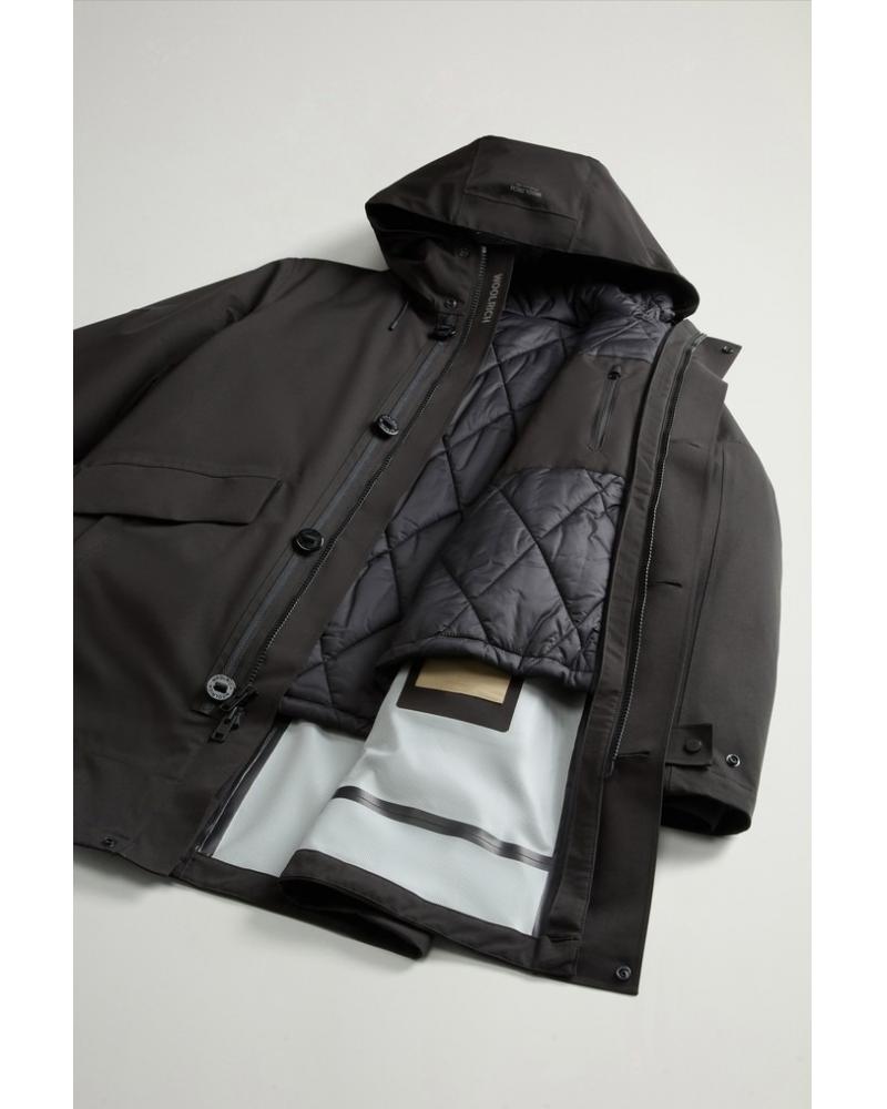 PARKA  WOOLRICH Weaver 3-en-1 avec veste intérieure  réversible NOIR