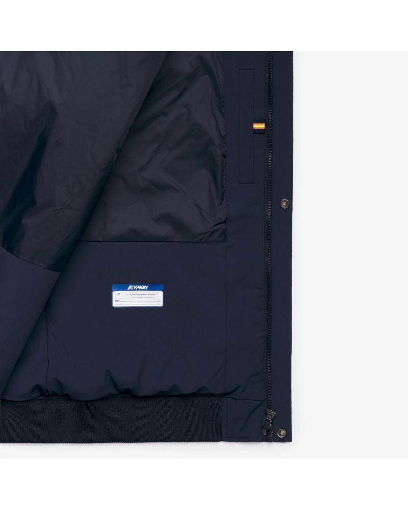 BLOUSON K-WAY HERVE ST WARM Blue Depth MARINE
