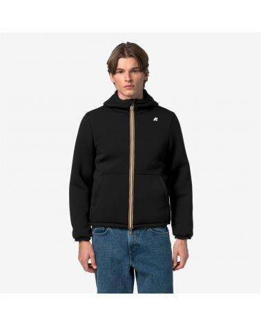 Blouson k-way  Jack Spacer Nylon Double Black Green Army NOIR/KAKI