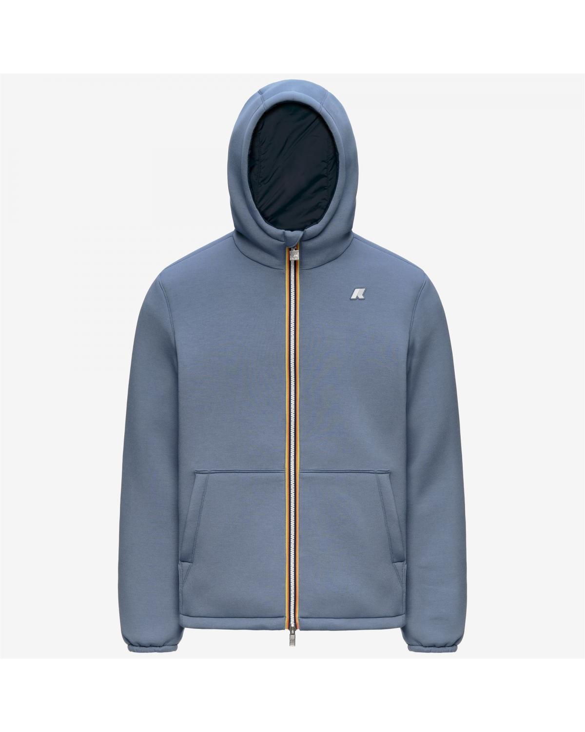 Blouson k-way  Jack Spacer Nylon Double Blue wildl- Blue Depth  Bleu  Marine