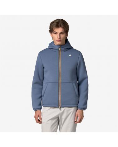 Blouson k-way  Jack Spacer Nylon Double Blue wildl- Blue Depth  Bleu  Marine