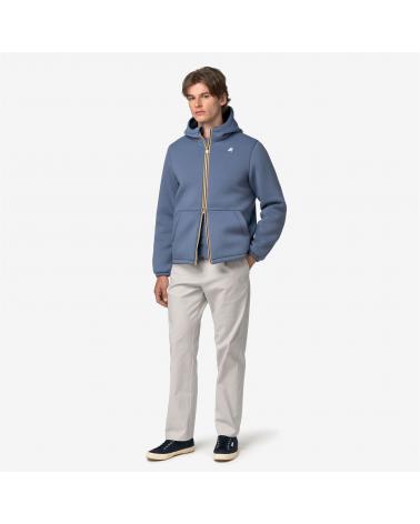 Blouson k-way  Jack Spacer Nylon Double Blue wildl- Blue Depth  Bleu  Marine