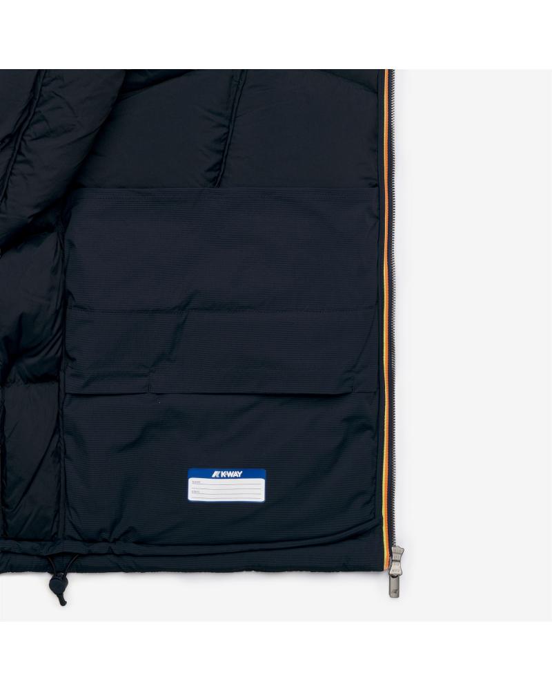 Doudoune K-WAY Quill Fancy Nylon BLUE DEPTH MARINE