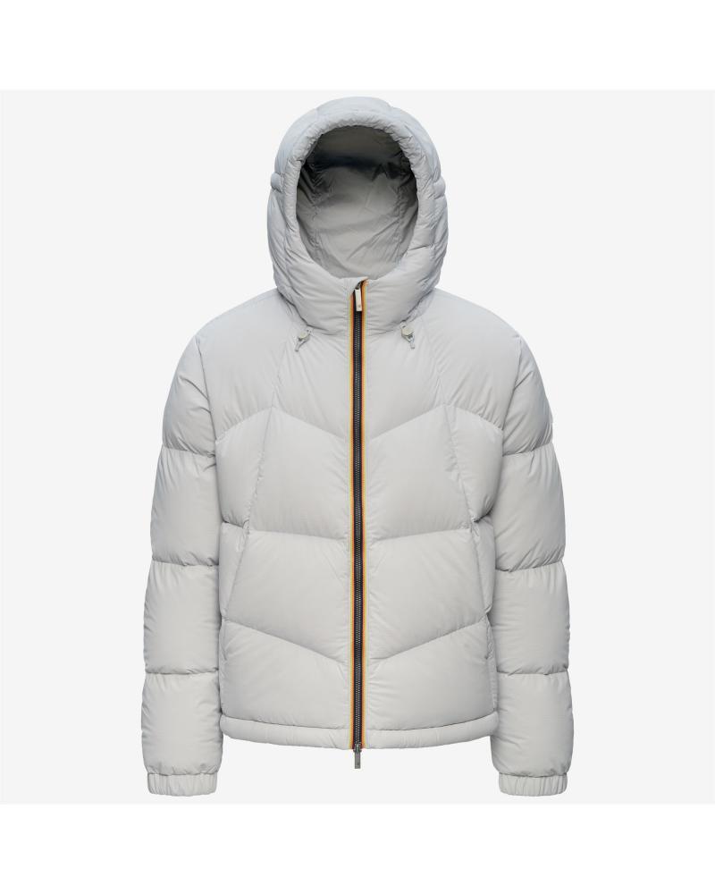 Doudoune K-WAY Quill Fancy Nylon GREY ASH GRIS CLAIR