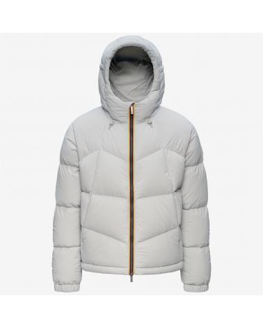 Doudoune K-WAY Quill Fancy Nylon GREY ASH GRIS CLAIR
