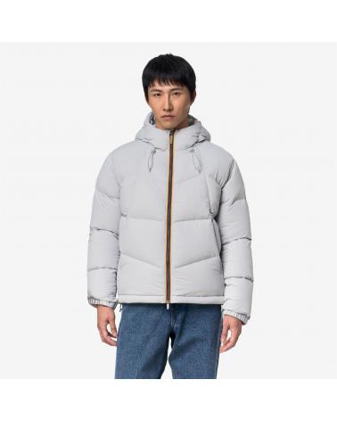 Doudoune K-WAY Quill Fancy Nylon GREY ASH GRIS CLAIR