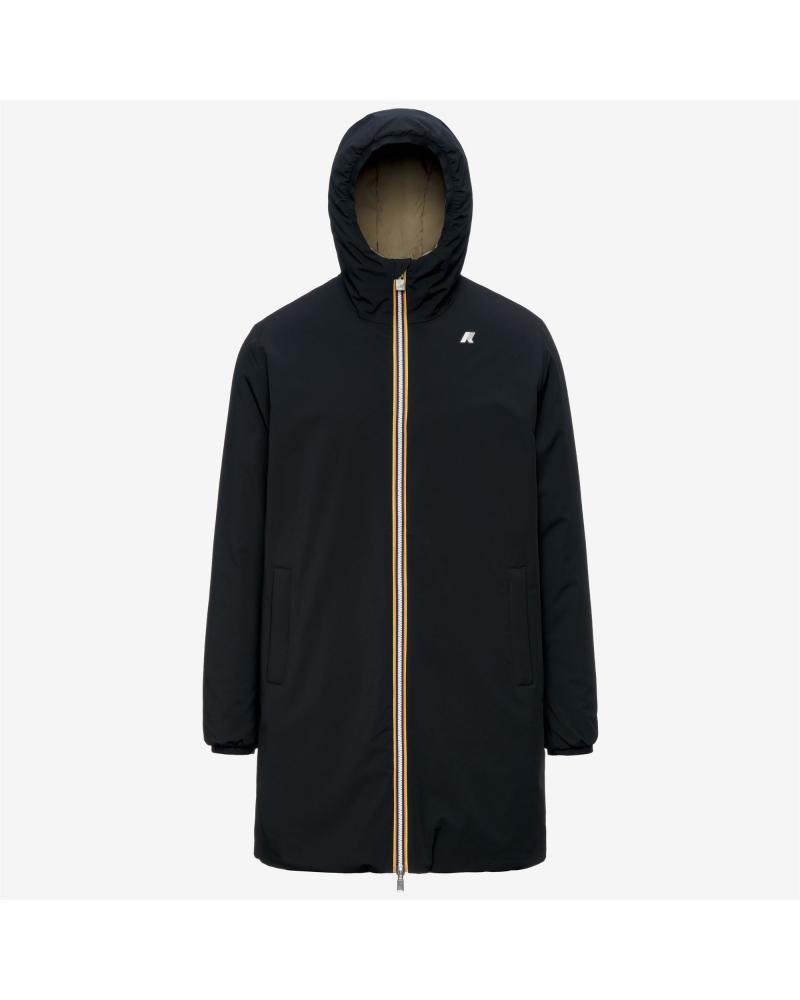 VESTE K-WAY JACOB ST  WARM DOUBLE BLACK/GREEN