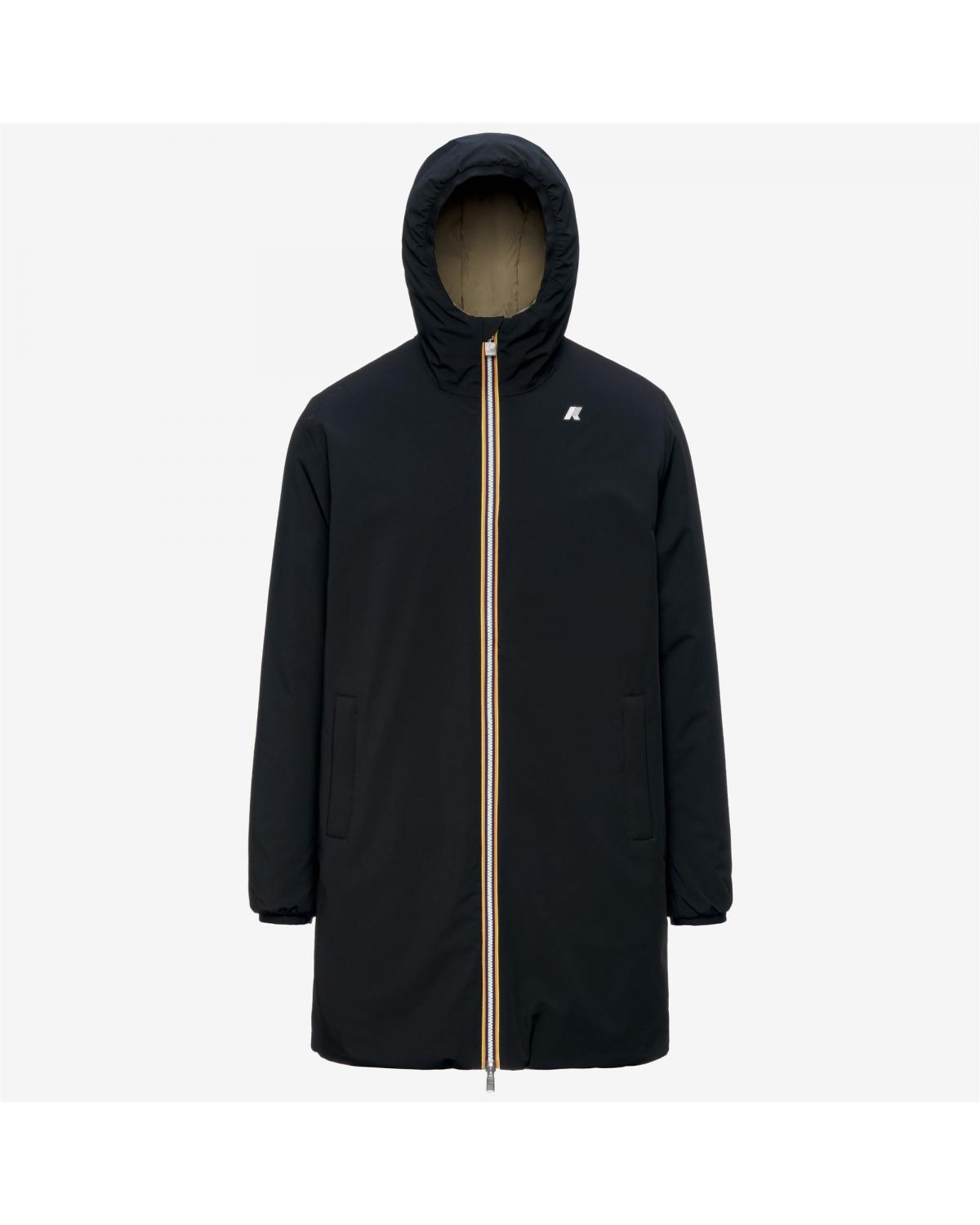 VESTE K-WAY JACOB ST  WARM DOUBLE BLACK/GREEN