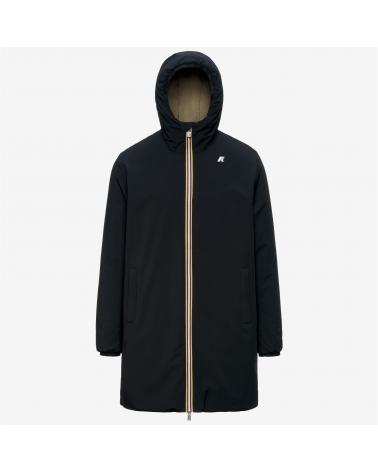 VESTE K-WAY JACOB ST  WARM DOUBLE BLACK/GREEN