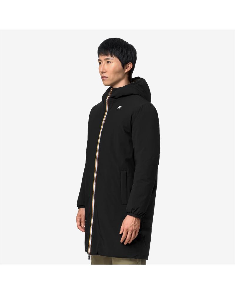 VESTE K-WAY JACOB ST  WARM DOUBLE BLACK/GREEN