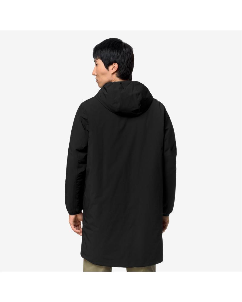 VESTE K-WAY JACOB ST  WARM DOUBLE BLACK/GREEN