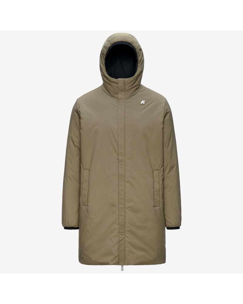 VESTE K-WAY JACOB ST  WARM DOUBLE BLACK/GREEN