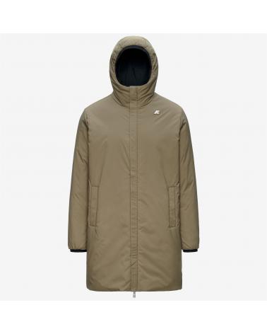 VESTE K-WAY JACOB ST  WARM DOUBLE BLACK/GREEN
