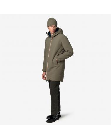 VESTE K-WAY JACOB ST  WARM DOUBLE BLACK/GREEN