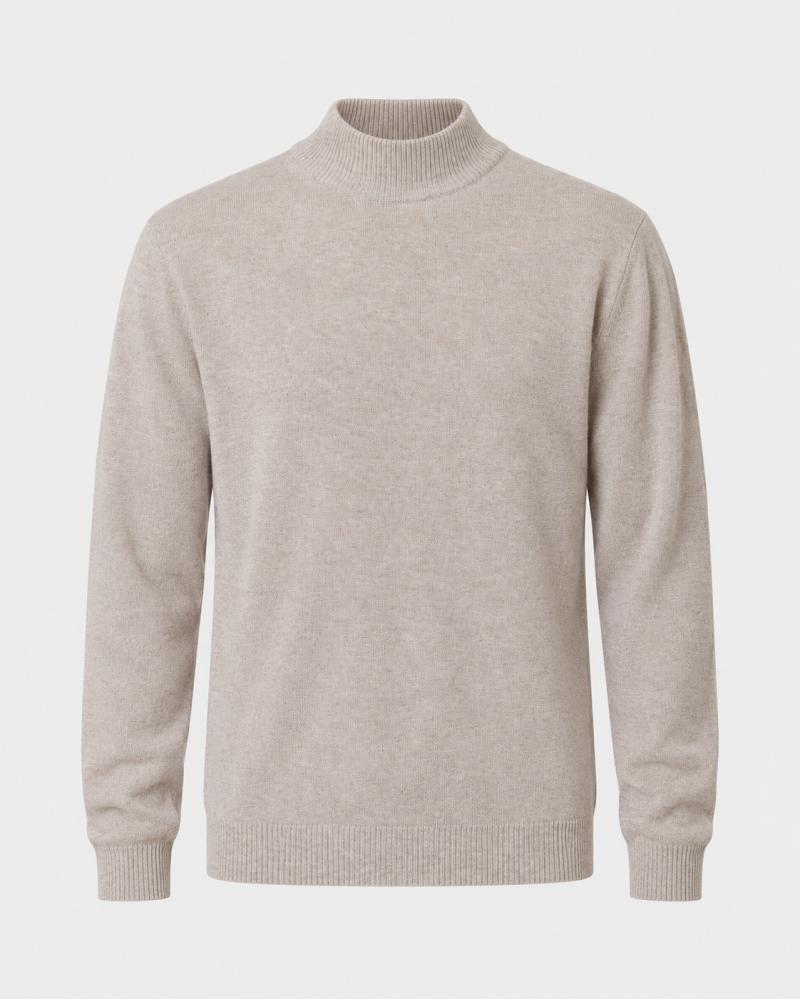 PULL COL CHEMINEE  FIESOLI BEIGE