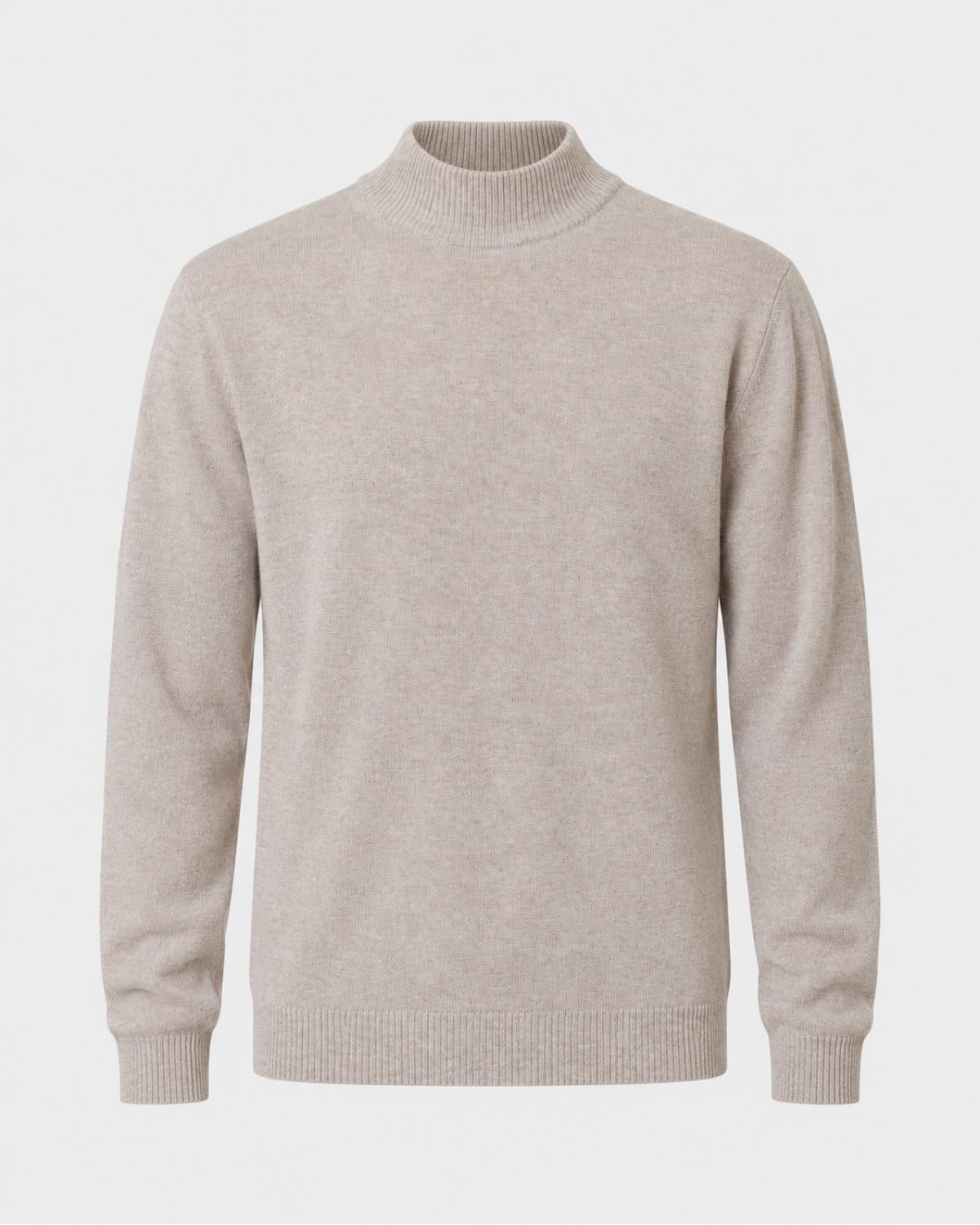 PULL COL CHEMINEE  FIESOLI BEIGE
