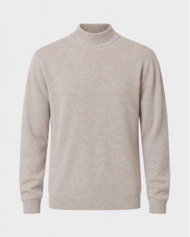 PULL COL CHEMINEE  FIESOLI BEIGE