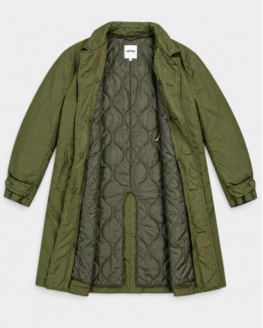 TRENCH ASPESI VODKA LONG VERT MILITAIRE