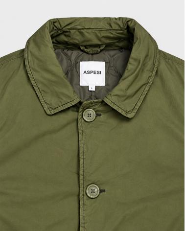 TRENCH ASPESI VODKA LONG VERT MILITAIRE