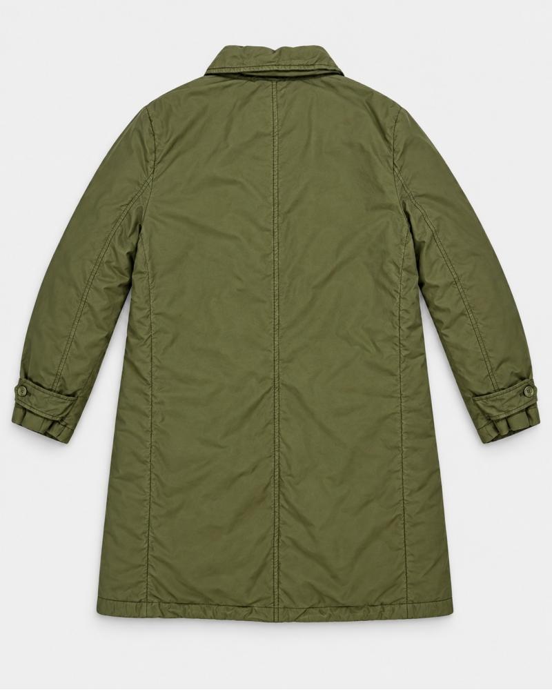 TRENCH ASPESI VODKA LONG VERT MILITAIRE