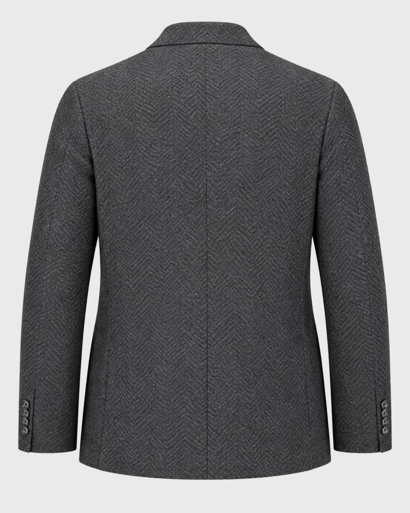 VESTE TAGLIAORE CHEVRONS GRIS