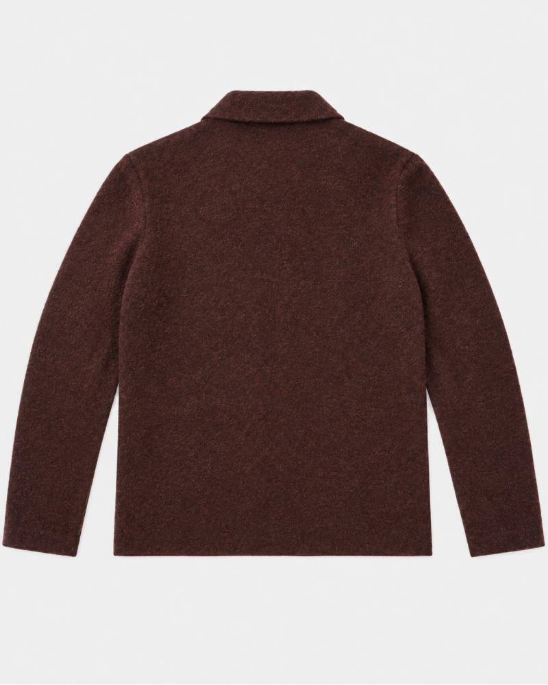 VESTE TAGLIATORE STOR LAINE PURPLE BORDEAUX