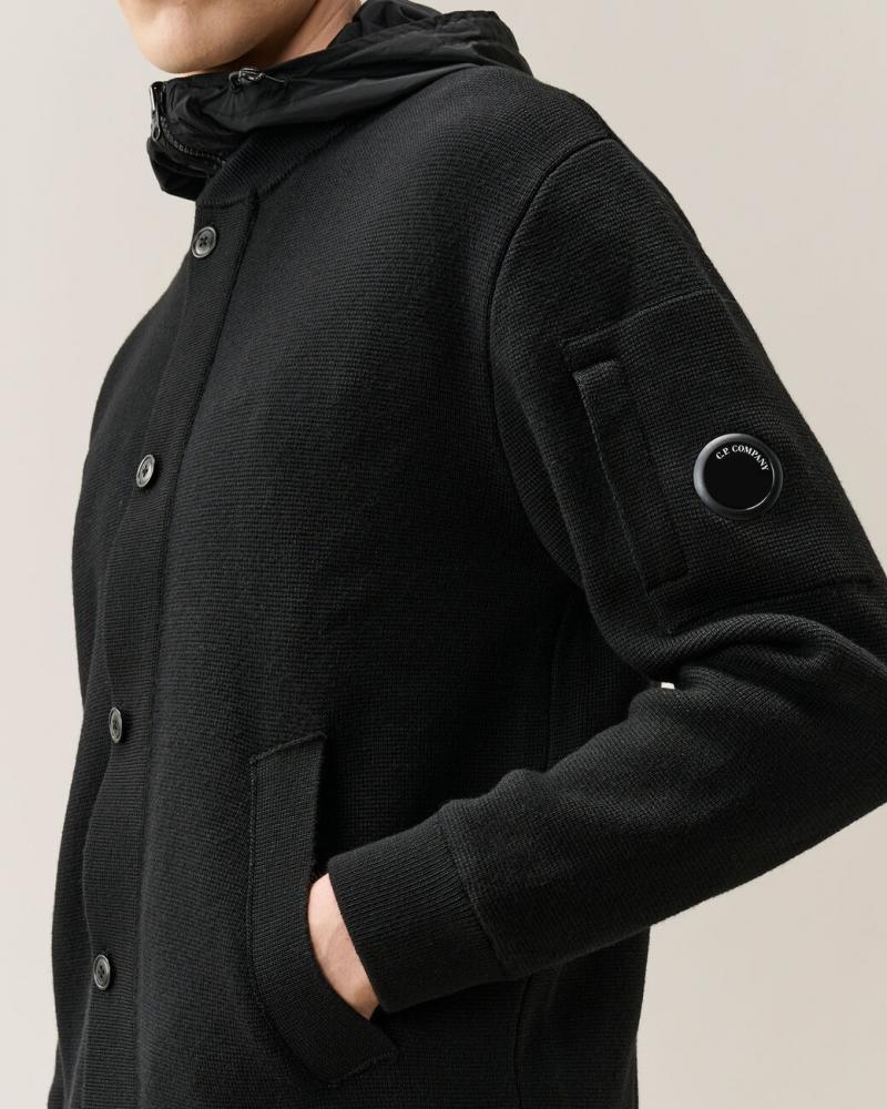 Cardigan CP.Company KN013 999 Reversible Noir
