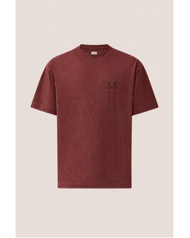 TEE SHIRT JERESEY CONFORT C.P. COMPANY S135A 592 ANDORRA  BORDEAUX