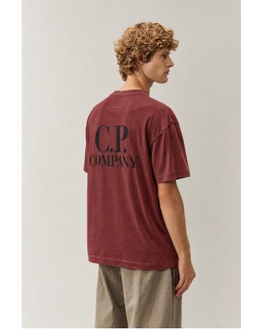 TEE SHIRT JERESEY CONFORT C.P. COMPANY S135A 592 ANDORRA  BORDEAUX