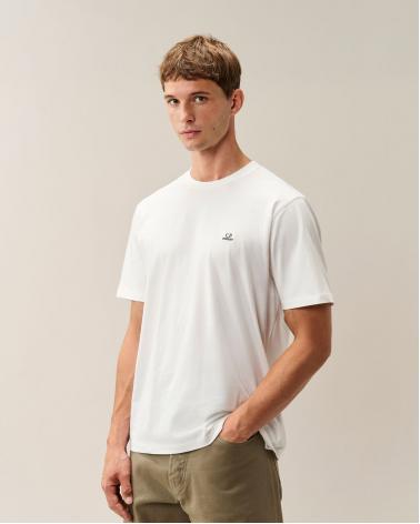 TEE SHIRT C.P COMPANY TS726A  103 BLANC