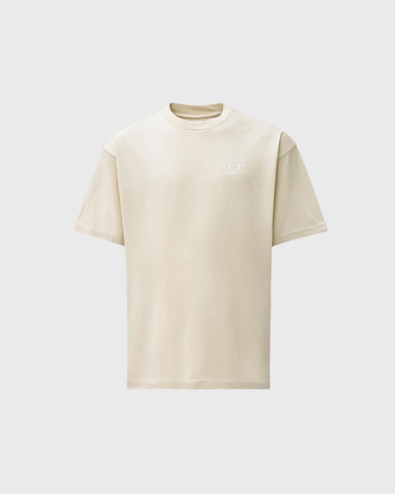 TEE SHIRT C.P COMPANY TS209A 120 SILVER BIRCH ECRU