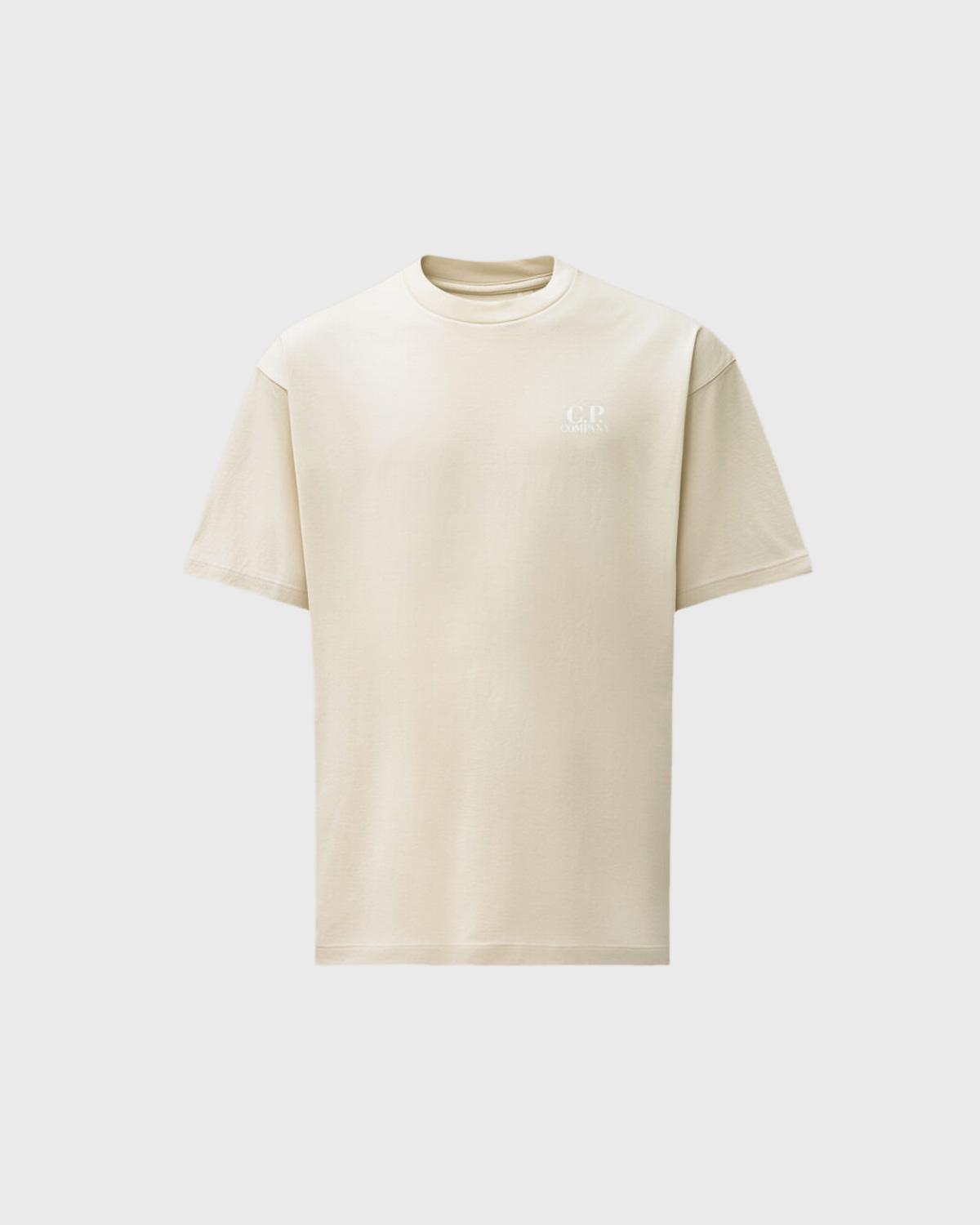 TEE SHIRT C.P COMPANY TS209A 120 SILVER BIRCH ECRU
