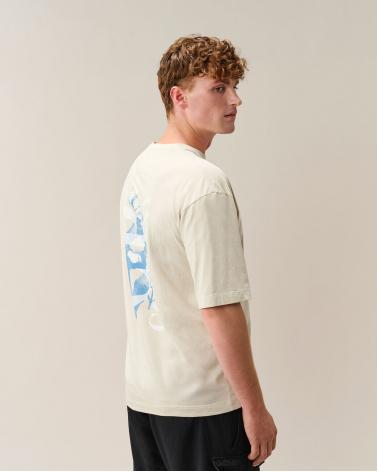 TEE SHIRT C.P COMPANY TS209A 120 SILVER BIRCH ECRU